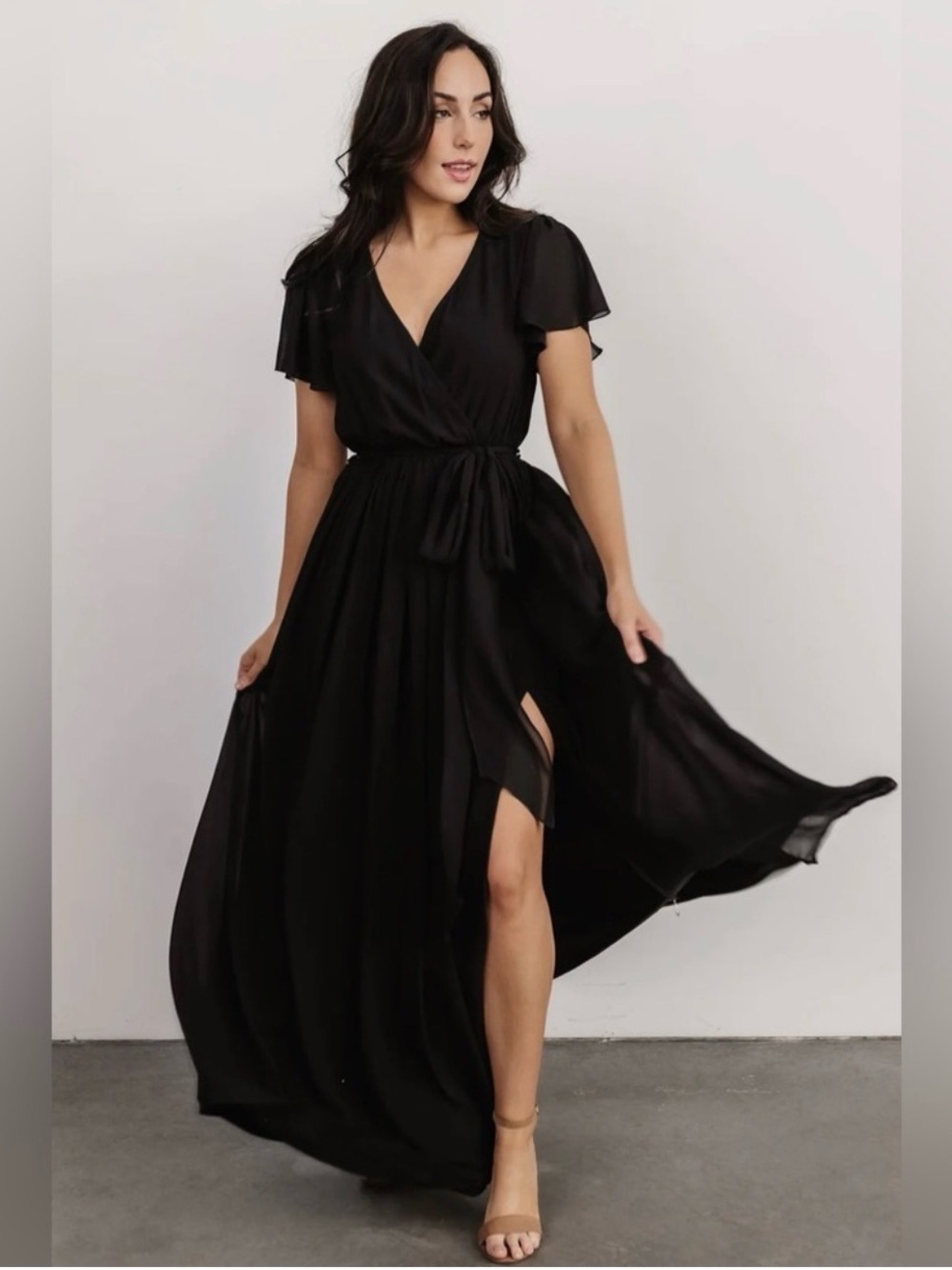 Baltic Born Kristina Maxi Dress Black - Picture 2 of 11